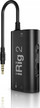Interfejs kitarre IK Multimedia iRig 2, për iOS dhe Mac, portë 1/8" TRRS, i zi