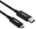 Kabllo USB Lindy USB 3.2 Gen 1, Type A me Type C, 25m, e zezë
