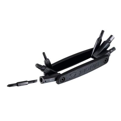 Set veglash biçiklete Sigma Tools Pocket Tool Small, 8 vegla, xhep, i zi