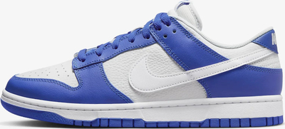Atlete Nike Dunk Low M FN3416-001, lëkurë, të bardha me blu