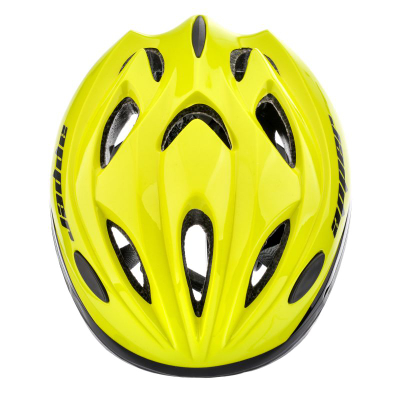 Helmetë biçiklete për fëmijë Meteor KS07 M, 52-56 cm, verdhë e zezë