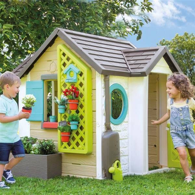 Shpi lojrash për kalamoj Smoby Garden House, me gjo me kopështarie, shumëngjyrëshe