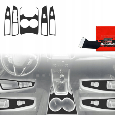 Film mbrojtës interieri GRIZZ Protector 5in1 Ford S-Max MK2 2015-2023, anti-gërvishtje, anti-fingerprint, i zi mat