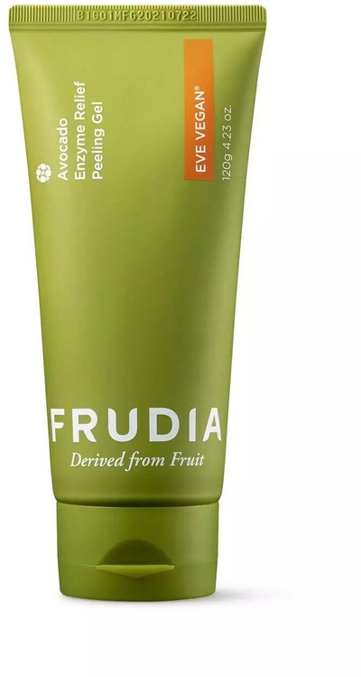 Xhel piling fytyre Frudia Avocado Enzyme Relief, për lëkurë të ndjeshme, 120 g, jeshil