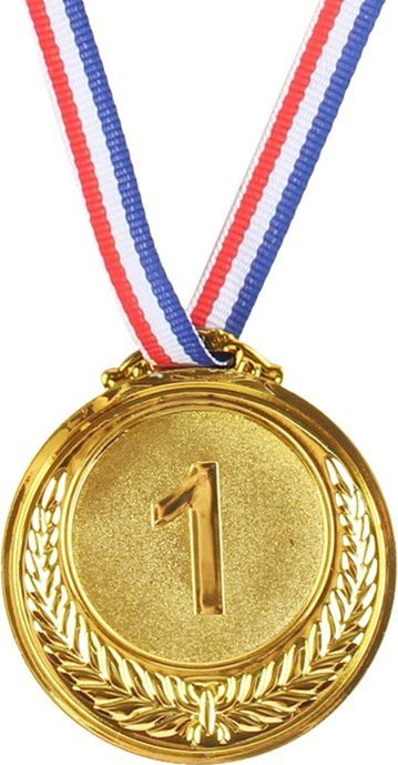 Medalje Gold Medal First Place, aliazh zinku, 6.5 cm, e artë