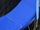 Trampolinë kopshti Enero 1014609, me rrjetë nga brenda, 12 FT 366 cm, blu
