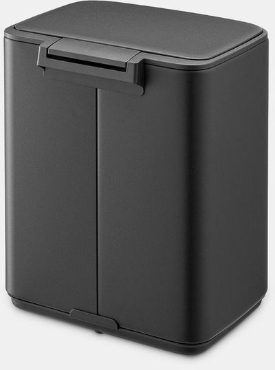 Kosh plehrash Brabantia Bo, 7L, mbyllje e qetë, Mineral Infinite Grey