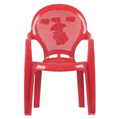 Karrige fëmijësh plastike 36.5×36.5×56.5 cm (HM5824.05), kuqe