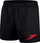 Rroba banje për burra Shortset Sport Logo 16", të zeza me të kuqe