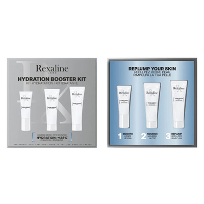 Сет за жени Rexaline Hydration Booster Gift Set, маска за лице, 25 мл + регенеративен крем, 15 мл + крем за очи, 5 мл