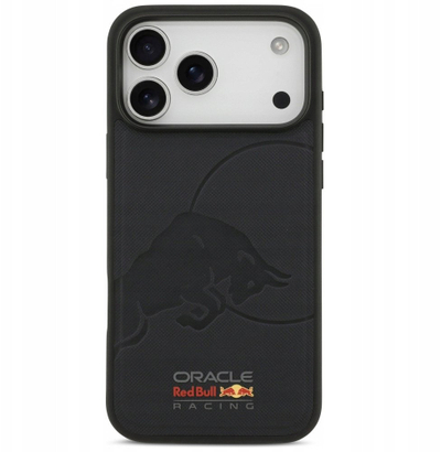 Mbulesë telefoni Red Bull Case Meshed Debossed Bull MagSafe për iPhone 17 Pro Max, TPU plastike me eko lëkurë, me MagSafe, blu navy