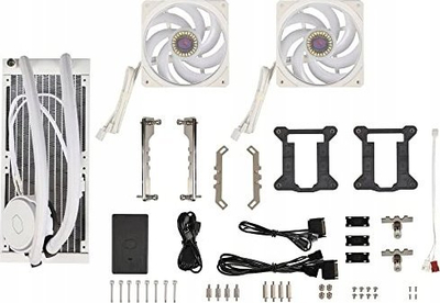 Воден ладилник за процесор Cooler Master ML240 Flux, 240mm, ARGB, бел