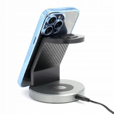 Mbrojtëse telefoni MagSafe Electro Mag për iPhone 16e, transparente, blu