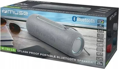 Altoparlant portativ Muse M-780 LG, wireless, i zi