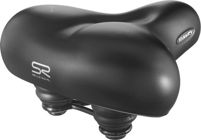 Седло за велосипед Selle Royal Classic Relaxed 90°, унисекс, со Slow Fit Foam, црно
