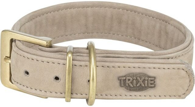 Qafore për qen Trixie Pure, lëkurë, 47–54 cm, gri e çelët