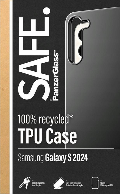 Kapak telefoni për Samsung Galaxy S24, TPU, transparent