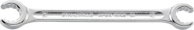 Çelës unazor i hapur Stahlwille 41082224, 22 x 24 mm, krom, ngjyrë argjendi