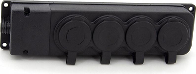 Zgjatues elektrik me 4 presa, 16A, 230V, IP44
