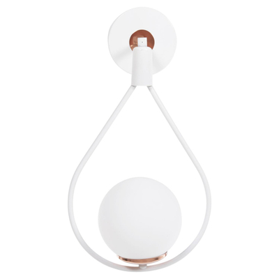 Llambë muri Hanging Drop 22×20×43 Hcm (HM7640.03), bardhë