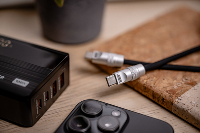 Kabllo USB Newell USB C në USB C, 100W, 2 m, silikoni i zi