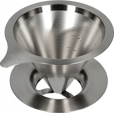 Filtri për kafe Hario Double Mesh Size 2, metal, ngjyrë argjendi