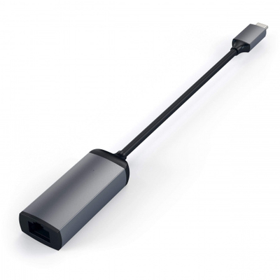 Përshtatës Satechi Aluminium USB-C - Ethernet, i hirtë