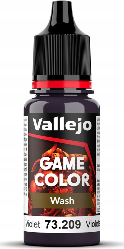 Bojë akrilike Vallejo Game Color Wash VJP73209, 18 ml, vjollcë