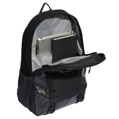 Çantë shpine Adidas 4CMTE Backpack, CORDURA, me ndarje laptopi, e zezë