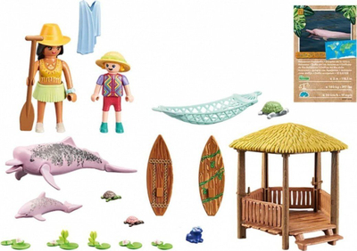 Set lodrash Playmobil Wiltopia 71143 Paddling Tour, 44 pjesë, për kalamaj 4–10 vjeç, shumëngjyrësh