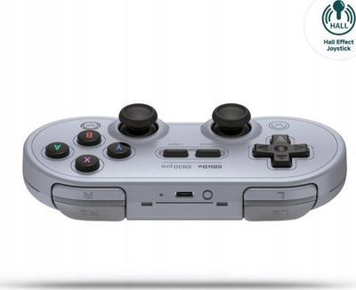 Контролер 8BitDo SN30 Pro, Безжичен, сив