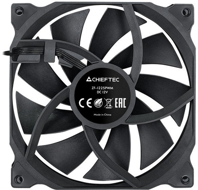 Вентилатор за куќиште Chieftec, 120mm, црн