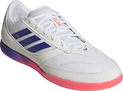 Këpucë futsalli Adidas Top Sala Competition II për të rritur, për parket, me taban gome për mrena, të bardha