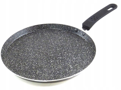 Tigan për palaçinka Krisberg, 28 cm, me veshje mermeri, gri