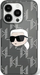 Futrollë Karl Lagerfeld KLHCP16XHKLPKHK, për iPhone 16 Pro Max, hardcase, e zezë transparente
