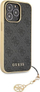 Mbrojtëse telefoni Guess GUHCP14XGF4GGR për iPhone 14 Pro Max, koleksioni 4G Charms, gri