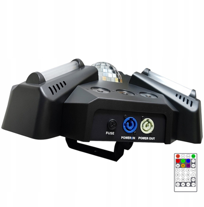 Dritë efektesh LIGHT4ME MULTIX, LED 3in1, DMX, me telekomandë pa tela