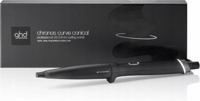 Kaçile konike GHD Curve Chronos, 185°C, teknologji curl responsive, e zezë