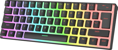 Tastierë mekanike Rampage Radiant K11, Switche Outemu Red, RGB, e zezë
