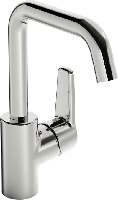 Rubinet lavamani Oras Saga, 251 mm, i argjendtë