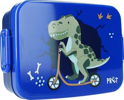Kuti dreke PRET Dino, me ndarës të lëvizshëm, plastike, blu navy