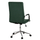 Karrige zyre Josef velur cypress green inox bazë 58×61×105–113 cm (HM1181.03), gjelbër