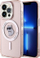 Këllëf telefoni Karl Lagerfeld KLHMP14XHFCCNOP për iPhone 14 Pro Max 6.7", me MagSafe, rozë