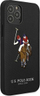 Mbështjellëse US Polo USHCP12LPUGFLBK për iPhone 12 Pro Max Polo Embroidery Collection, e zezë