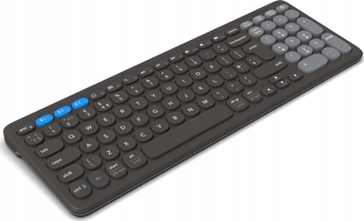Tastierë Zagg Multi Pairing Mid Size, wireless, me karikim pa tela, e zezë