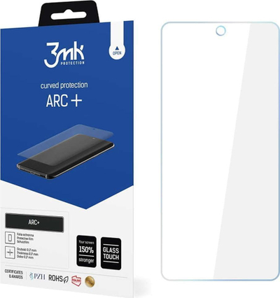 Film mbrojtës 3MK ARC+ Fullscreen për Xiaomi Redmi Note 11S 4G, 0.17mm, transparent