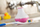 Mbajtëse furçe dhëmbësh Quirky Timer Bobble Brush, me kohëmatës 2 minuta, blu