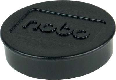 Magnetë për tabelë Nobo 1901630, 38mm, set 4 copë, të zinj