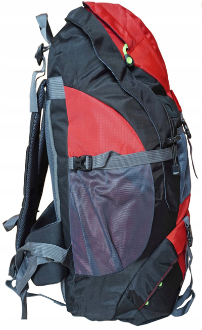 Ранец за планинарење Kubisport, 50L, водоотпорен, црвен