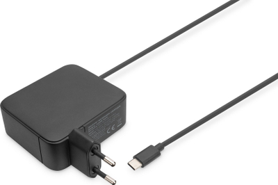 Karikues muri Digitus USB-C PD 3.0 100W, GaN, me kabllo 1.2 m, i zi